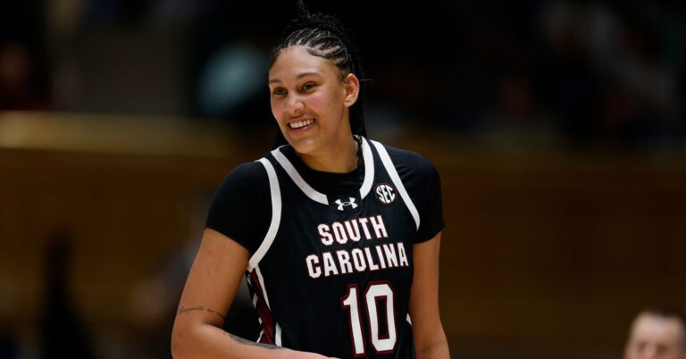 NCAAW: South Carolina’s Kamilla Cardoso climbing up WNBA Draft boards