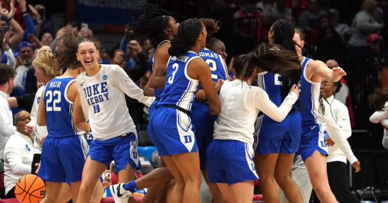 NCAAW: No. 7-seed Duke crashes Sweet 16 as favorites otherwise advance