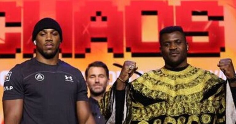 Anthony Joshua reacts to Francis Ngannou’s ‘knock out’ vow | Boxing | Sport