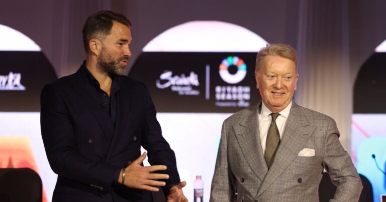 Frank Warren could be left red-faced by Eddie Hearn comments amid ‘merger’ talks | Boxing | Sport