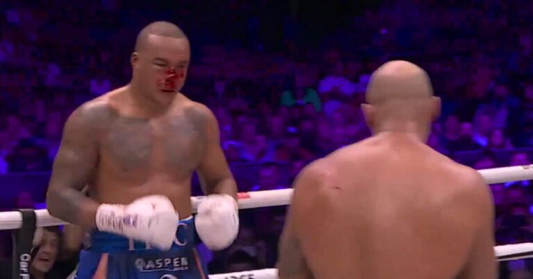 Fabio Wardley battles gruesome injury in Frazer Clarke defeat as ring soaked in blood | Boxing | Sport
