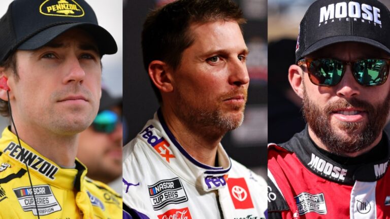 Denny Hamlin on Ryan Blaney’s beef with Ross Chastain: ‘This is who he is’