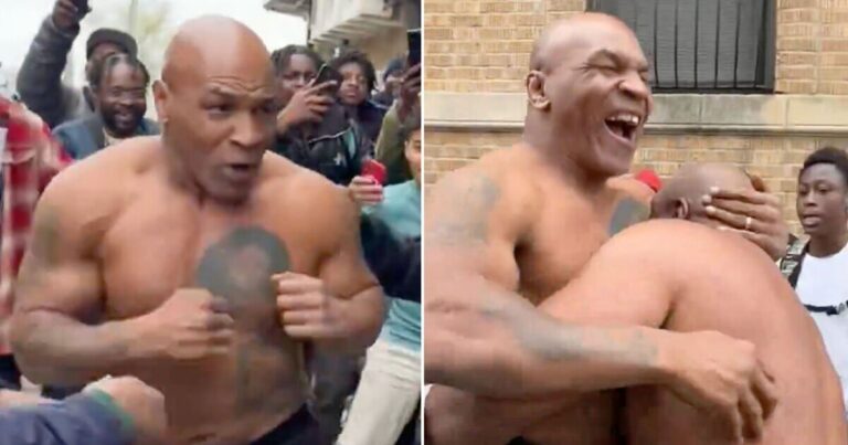 Mike Tyson and Shannon Briggs ‘brawl’ topless in public before Jake Paul fight | Boxing | Sport