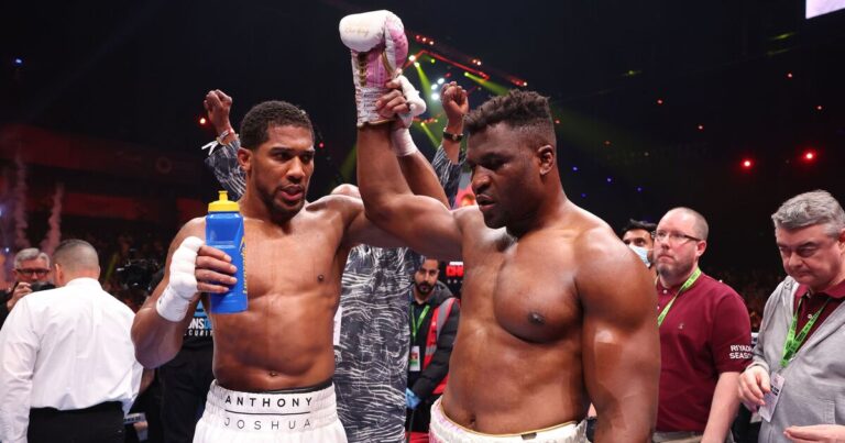 Anthony Joshua sends message to Francis Ngannou after death of son | Boxing | Sport